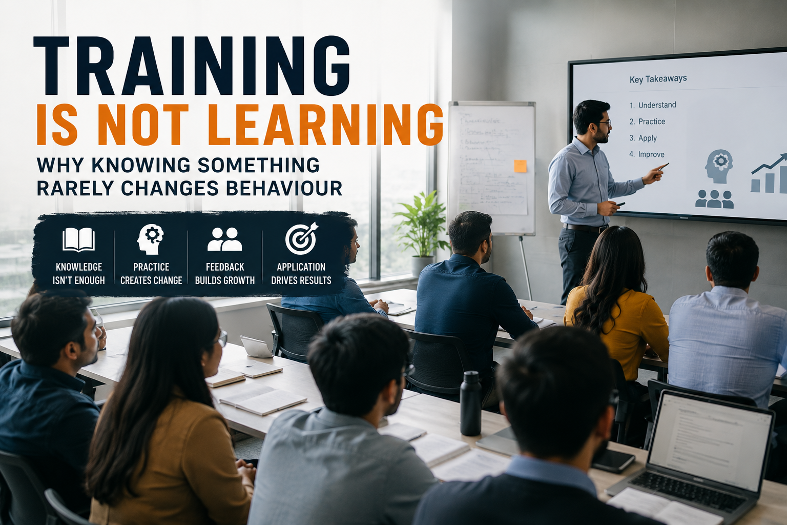 Training Is Not Learning: Why Knowing Something Rarely Changes Behaviour